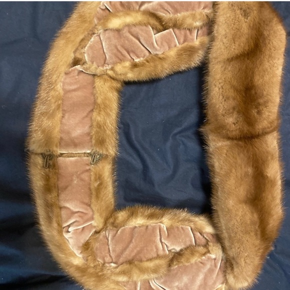 Rare Vintage Double Russisn SABLE Mink Fur Stole Wrap or Collar Scarf Scarve - Picture 9 of 12